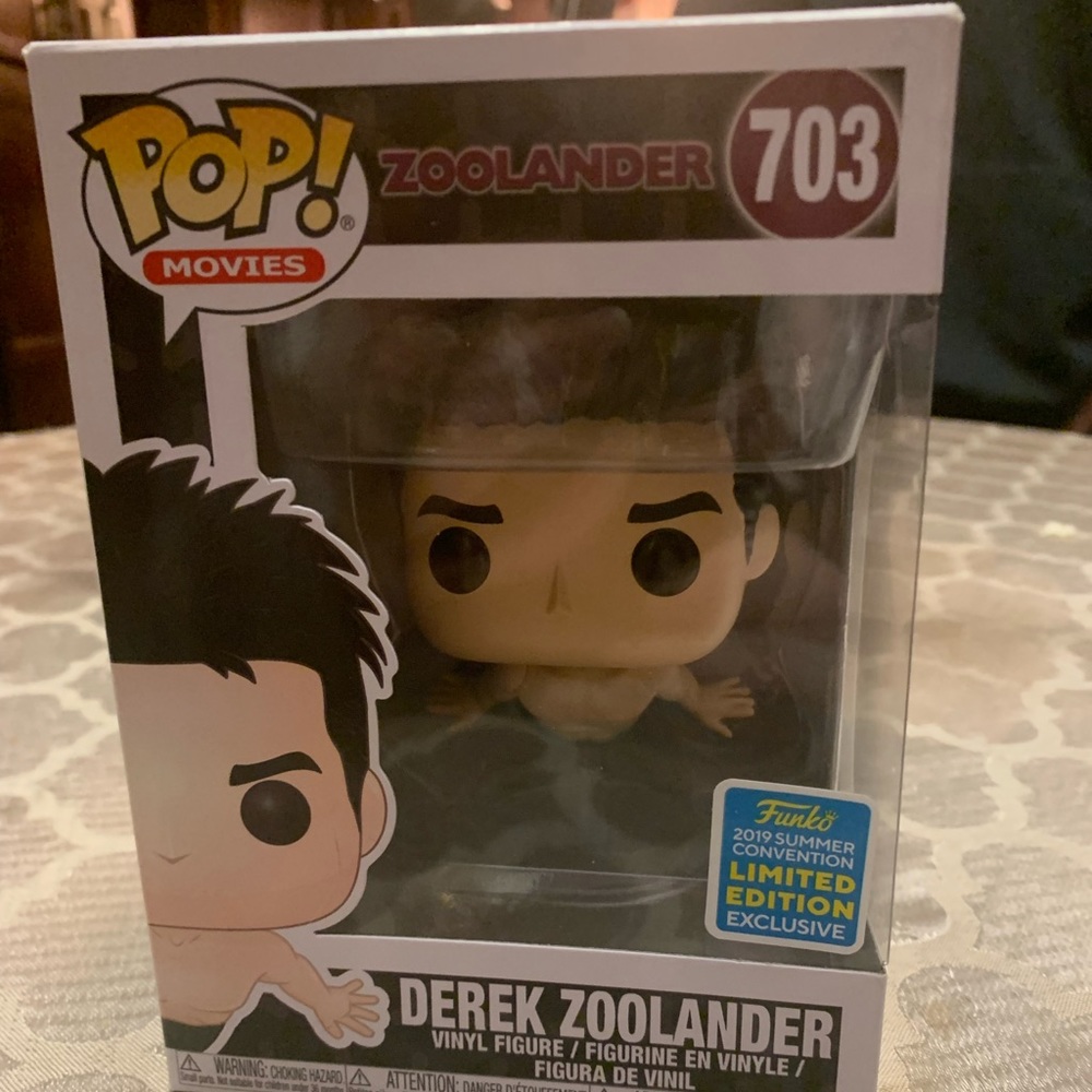 Funko Pop  “Merman” Derek  Zoolander limited edition